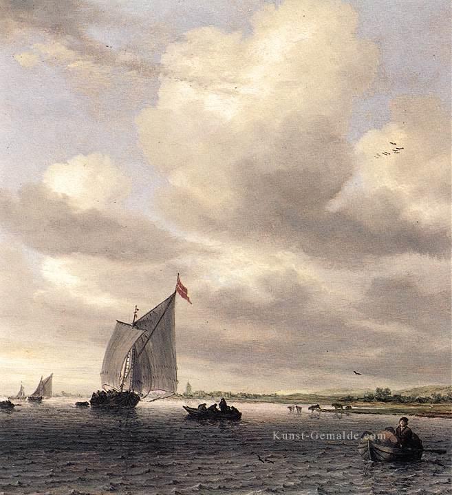 Seascape Salomon van Ruysdael Ölgemälde